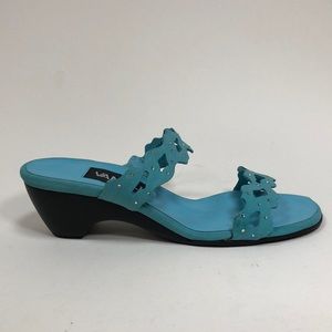 Blue vaneli shoes